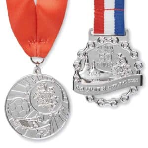 Médailles personnalisées en relief en alliage de zinc